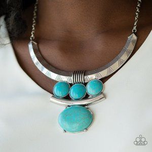 Commander In CHIEFETTE - Blue Necklace